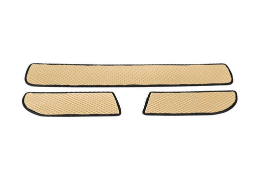 Polyurethane threshold mats (3 pcs., EVA, Beige) for Mercedes Sprinter W907/W910 2018↗ - Reelken Auto