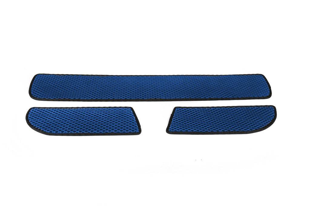 Polyurethane threshold mats (3 pcs., EVA, Blue) for Mercedes Sprinter W907/W910 2018↗ - Reelken Auto