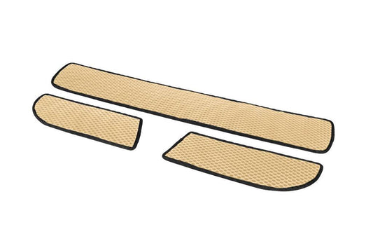Polyurethane threshold mats (3 pcs., EVA, Beige) for Mercedes Sprinter W907/W910 2018↗ - Reelken Auto