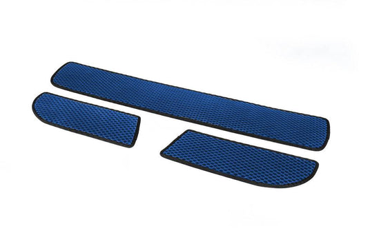 Polyurethane threshold mats (3 pcs., EVA, Blue) for Mercedes Sprinter W907/W910 2018↗ - Reelken Auto