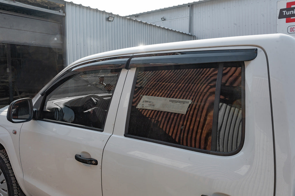 Window Deflectors (4 pcs, Sunplex Sport) for Volkswagen Amarok 2010-2022 - image 3