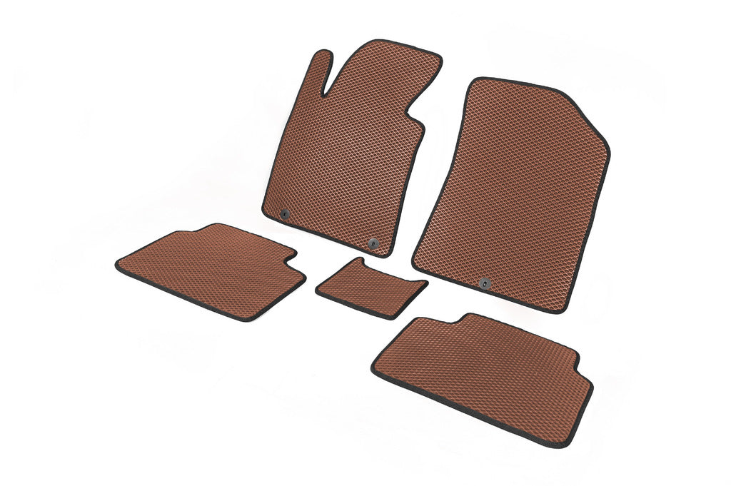 EVA Floor Mats (Brown) for Hyundai I-30 2012-2017 - image 2