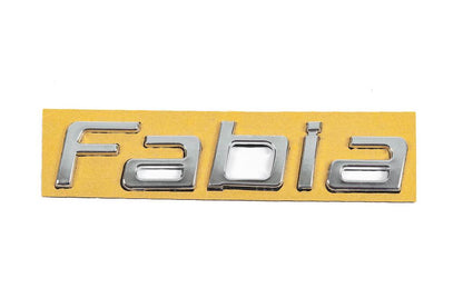 Fabia inscription (125 mm by 25 mm) for Skoda Fabia 2007-2014 - Reelken Auto