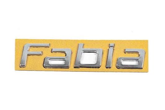 Fabia inscription (125 mm by 25 mm) for Skoda Fabia 2007-2014 - Reelken Auto