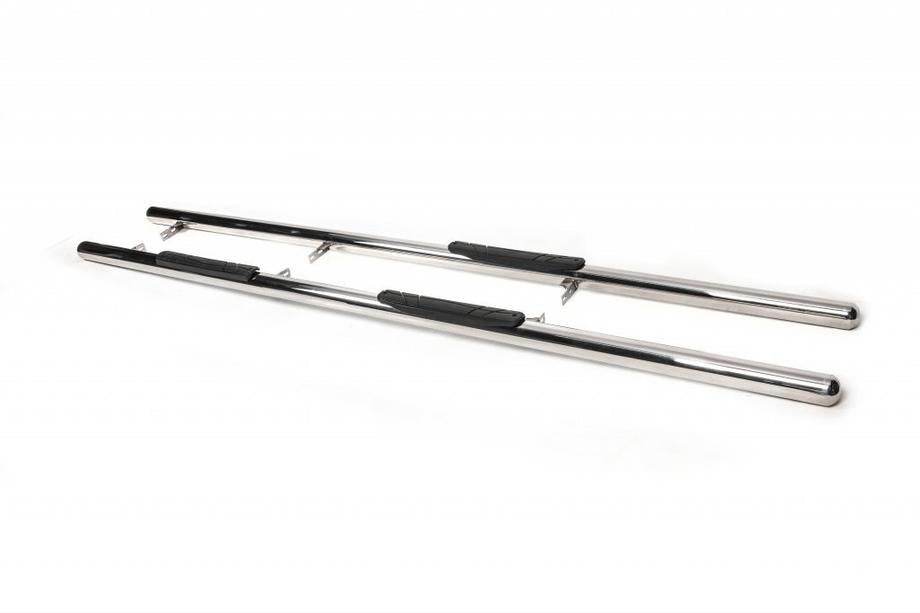 Side pipes (2 PCs, stainless steel) for Mitsubishi Outlander 2001-2006 - Reelken Auto