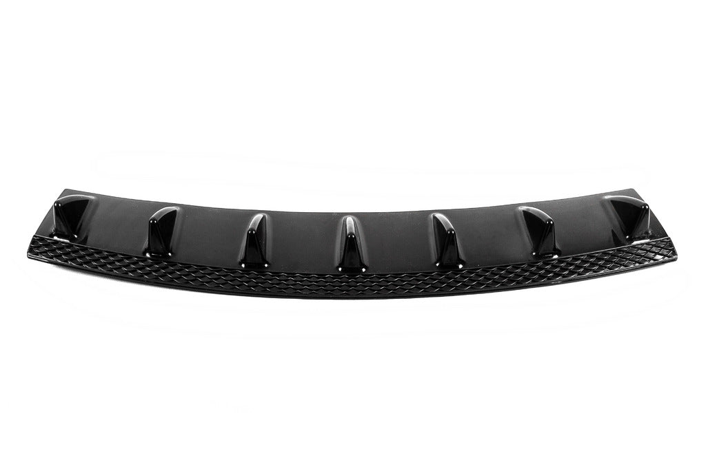 Universal rear diffuser type-A (1pc, gloss black, ABS plastic) - image 1