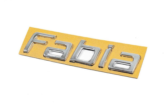 Fabia inscription (125 mm by 25 mm) for Skoda Fabia 2007-2014 - Reelken Auto