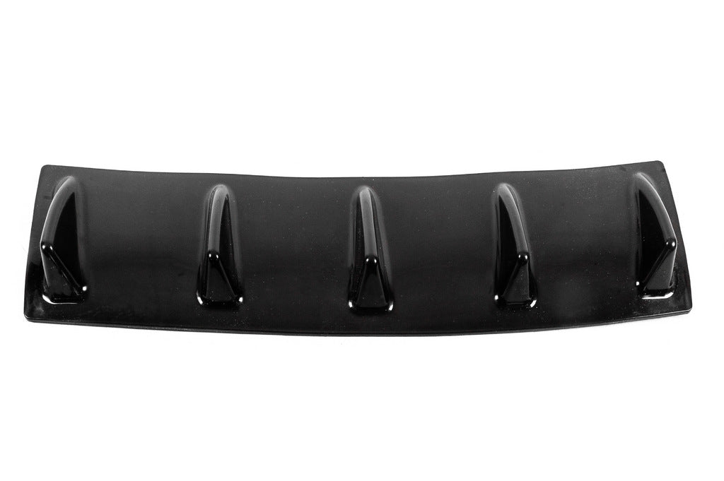 Universal rear diffuser type-E (gloss black, ABS plastic) - image 5
