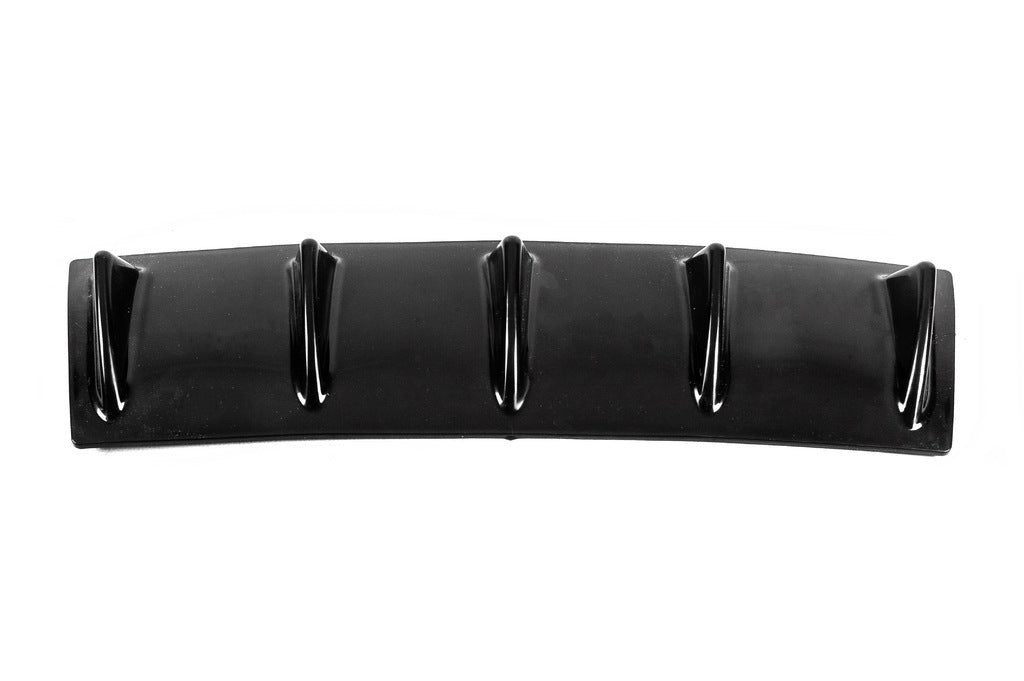 Universal rear diffuser type-E (gloss black, ABS plastic) - image 7