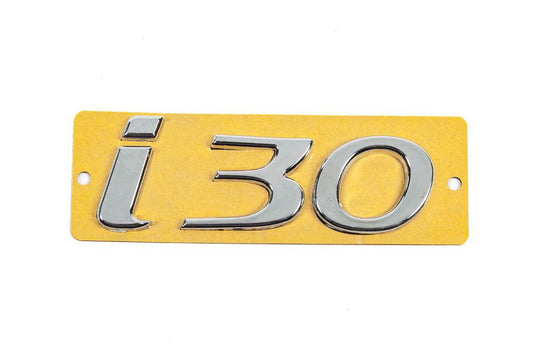 Inscription I30 (108mm by 37mm) for Hyundai I-30 2012-2017 - Reelken Auto