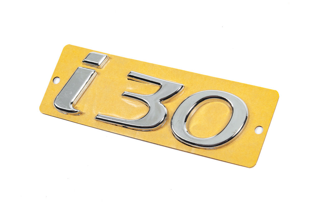 Emblem I30 (108mm x 37mm) for Hyundai I-30 2012-2017 - image 2
