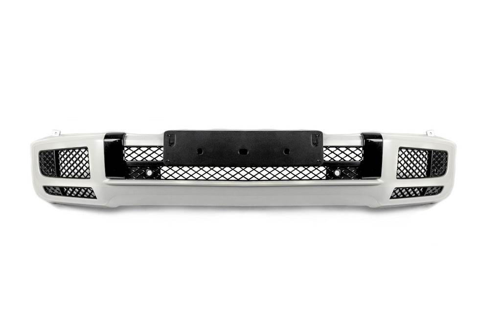 Front bumper (White, Original) for Mercedes G class W463 2018-2024 - Reelken Auto