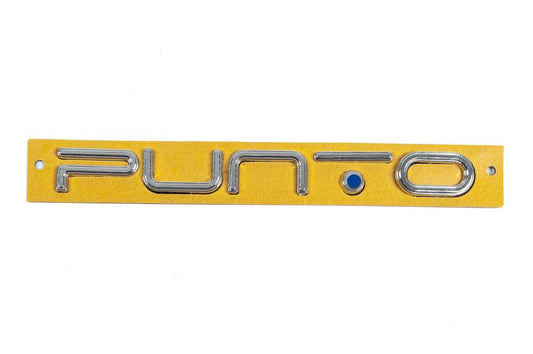 Punto lettering for EVO (blue dot, 2037) for Fiat Punto Grande/EVO 2006-2018 - Reelken Auto