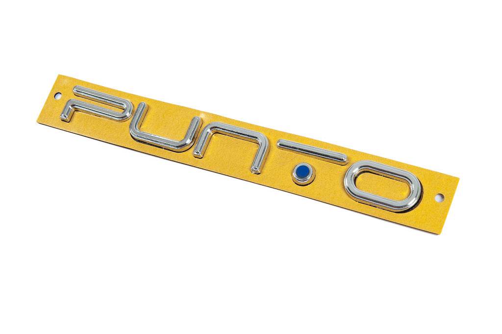 Punto lettering for EVO (blue dot, 2037) for Fiat Punto Grande/EVO 2006-2018 - Reelken Auto
