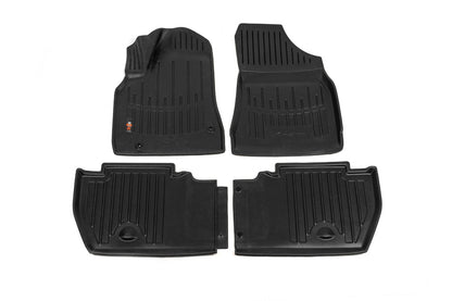 Stingray 3D Rubber Floor Mats (4 pcs, Polyurethane) for Peugeot Partner Tepee 2008-2018 - image 1