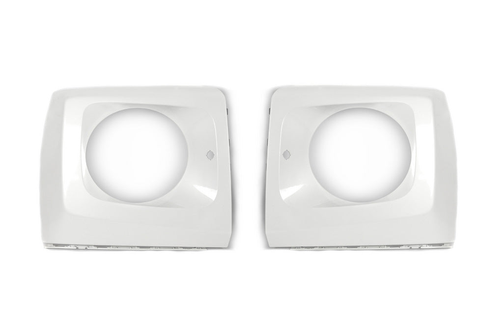 Headlight Covers (2 pcs, White, Original) for Mercedes G сlass W463 2018-2024 - image 1