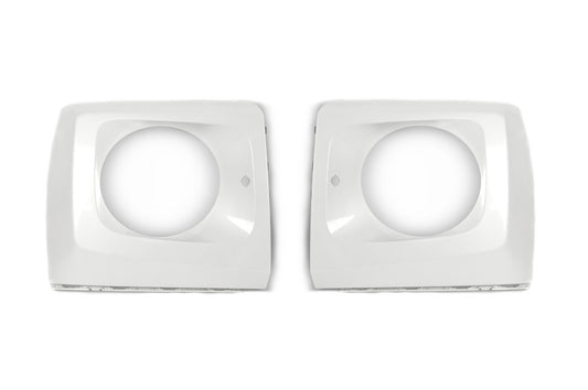 Headlight Covers (2 pcs, White, Original) for Mercedes G сlass W463 2018-2024 - image 1