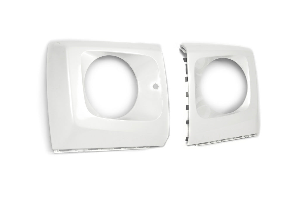 Headlight Covers (2 pcs, White, Original) for Mercedes G сlass W463 2018-2024 - image 3