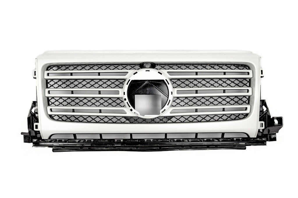 Grille (White, Original) for Mercedes G сlass W463 2018-2024 - image 1