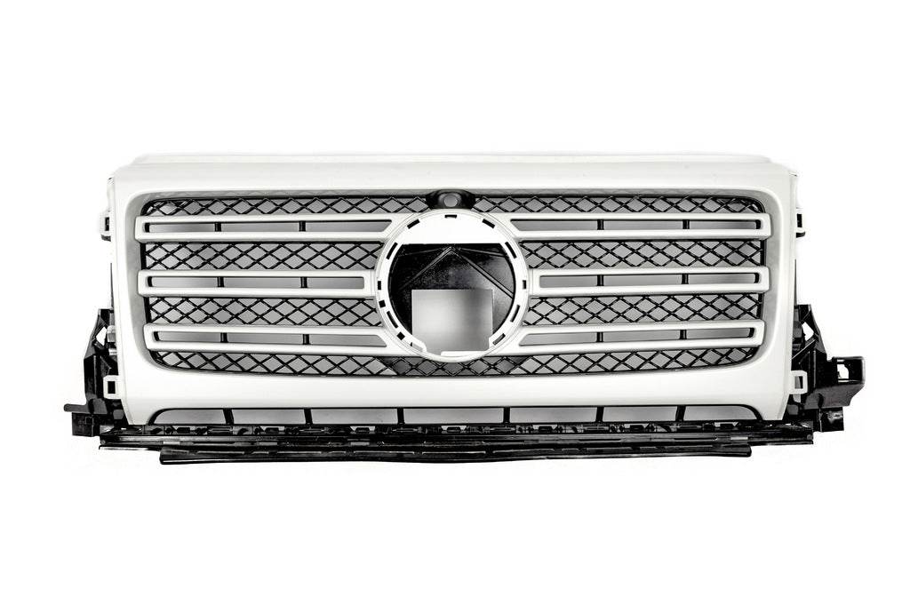 Grille (White, Original) for Mercedes G class W463 2018-2024 - Reelken Auto