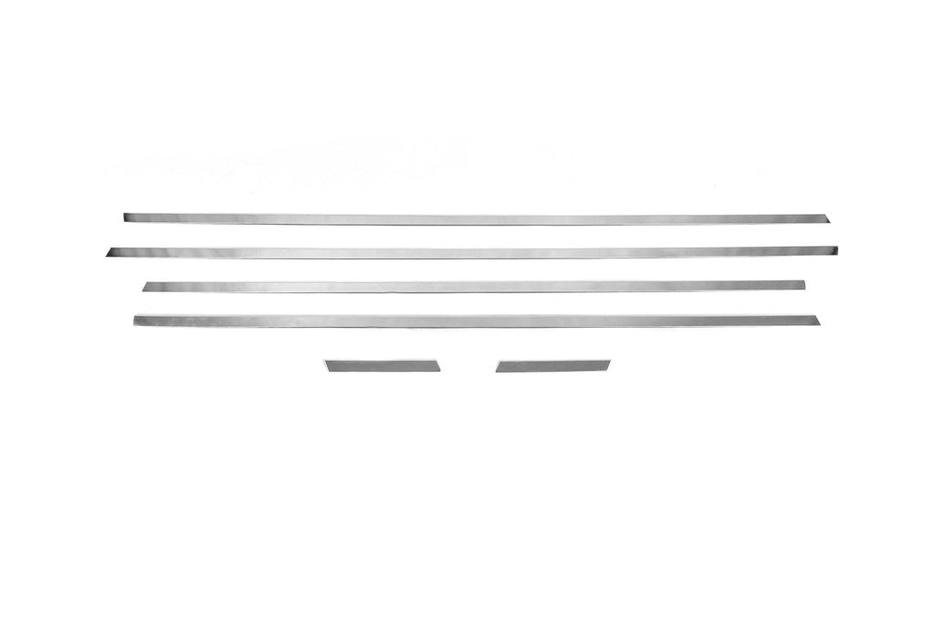 Window Lower Trim Stainless Steel (6 pcs) for Honda Civic Sedan VIII 2006-2011 - image 3