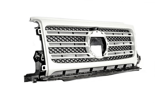 Grille (White, Original) for Mercedes G сlass W463 2018-2024 - image 2