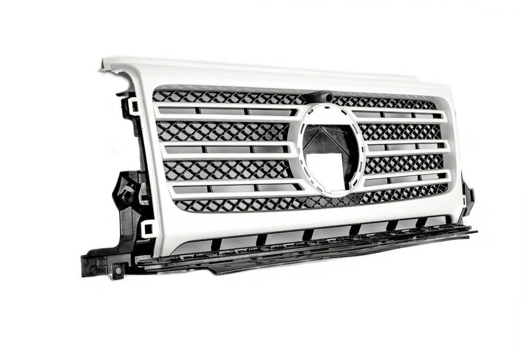 Grille (White, Original) for Mercedes G class W463 2018-2024 - Reelken Auto