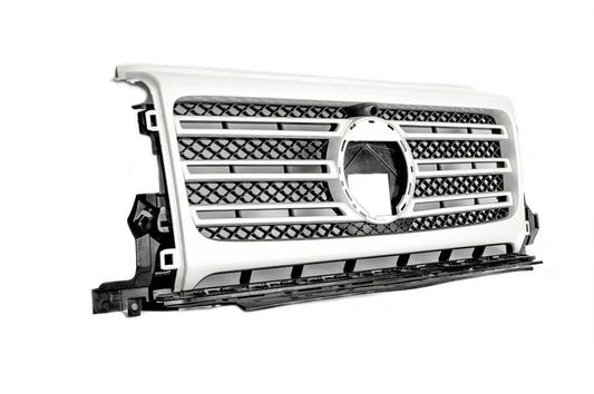 Grille (White, Original) for Mercedes G class W463 2018-2024 - Reelken Auto