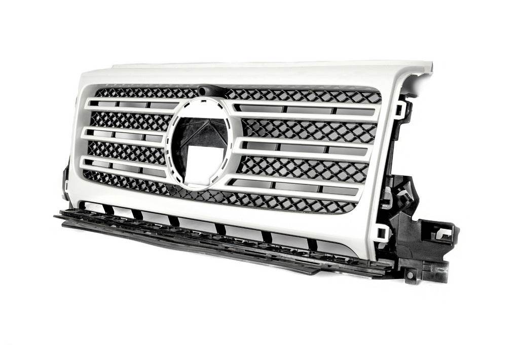 Grille (White, Original) for Mercedes G class W463 2018-2024 - Reelken Auto
