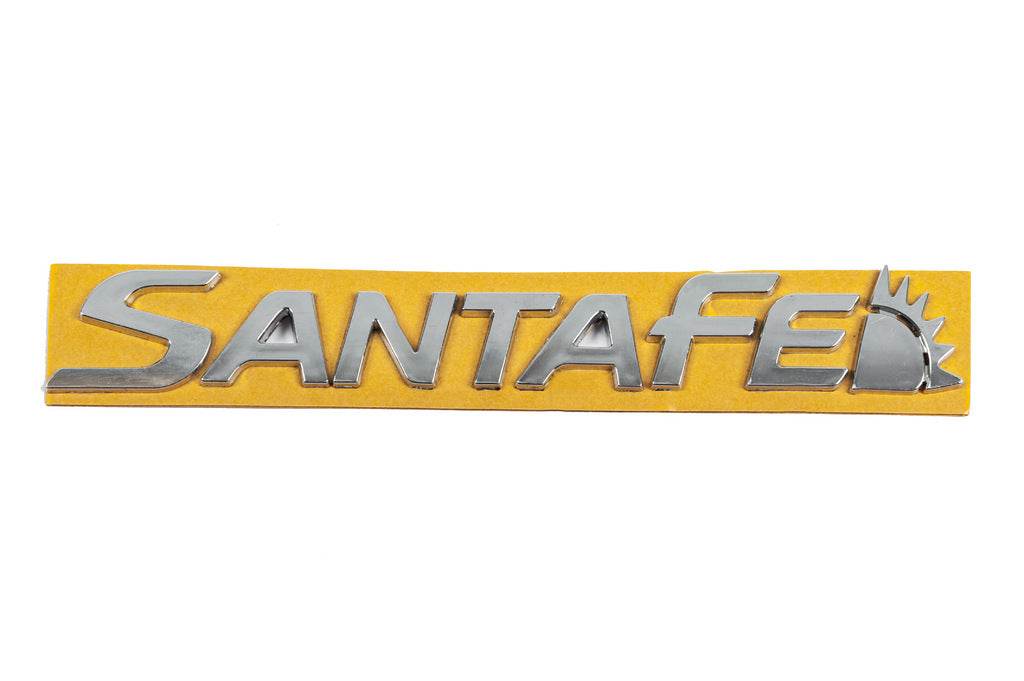 SantaFe lettering (New design, 210mm by 30mm) for Hyundai Santa Fe 2 2006-2012 - Reelken Auto