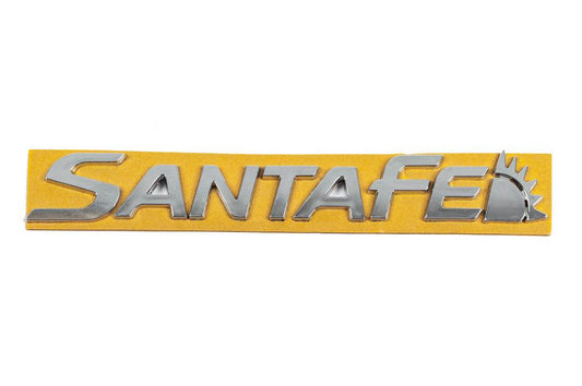 SantaFe lettering (New design, 210mm by 30mm) for Hyundai Santa Fe 2 2006-2012 - Reelken Auto