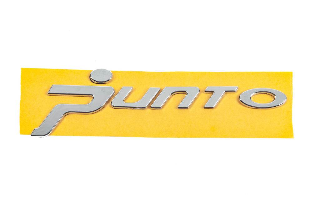 Lettering Punto for Grande (chrome point, 1518) for Fiat Punto Grande/EVO 2006-2018 - Reelken Auto