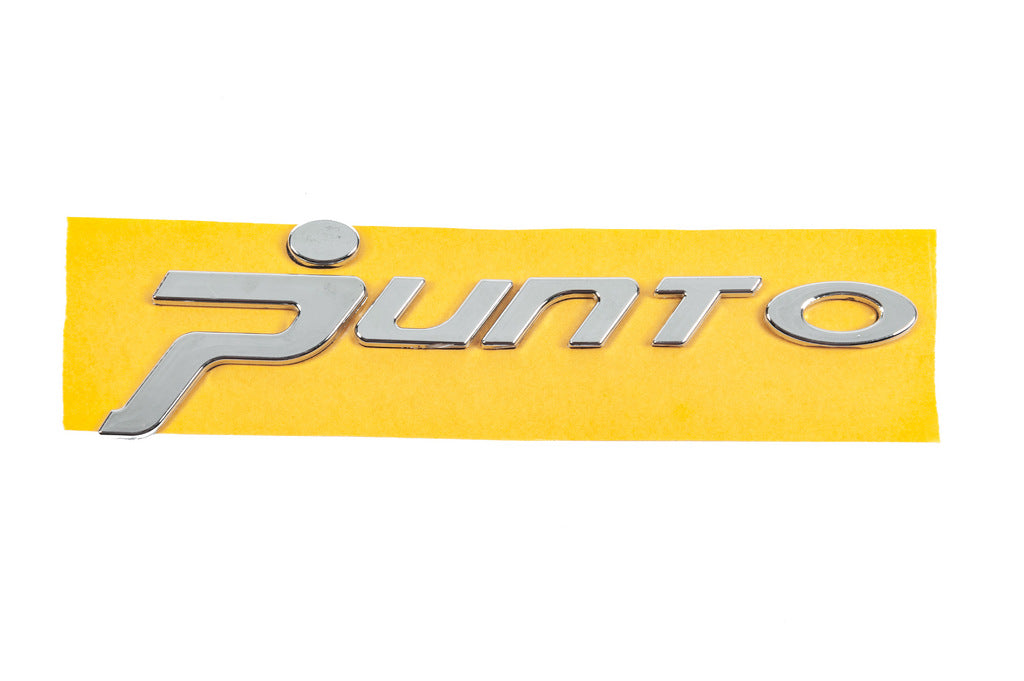 Punto emblem for Grande (chrome dot, 1518) for Fiat Punto Grande/EVO 2006-2018 - image 1