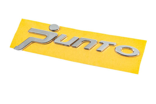 Lettering Punto for Grande (chrome point, 1518) for Fiat Punto Grande/EVO 2006-2018 - Reelken Auto