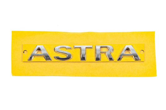 Inscription Astra 5177042 (120mm by 17mm) for Opel Astra J 2009-2015 - Reelken Auto