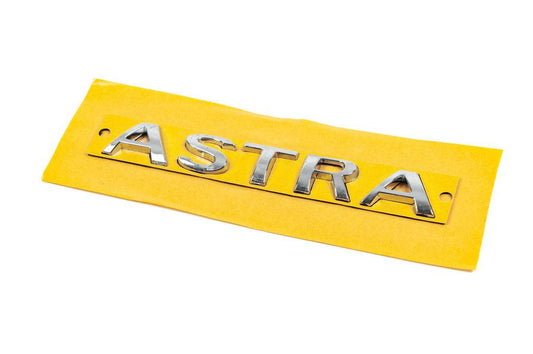 Inscription Astra 5177042 (120mm by 17mm) for Opel Astra J 2009-2015 - Reelken Auto