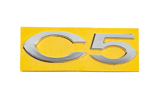 Emblem C5 8666.28 (110mm x 30mm) for Citroen C-5 2008-2017 - image 1