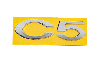 Emblem C5 8666.28 (110mm x 30mm) for Citroen C-5 2008-2017 - image 1