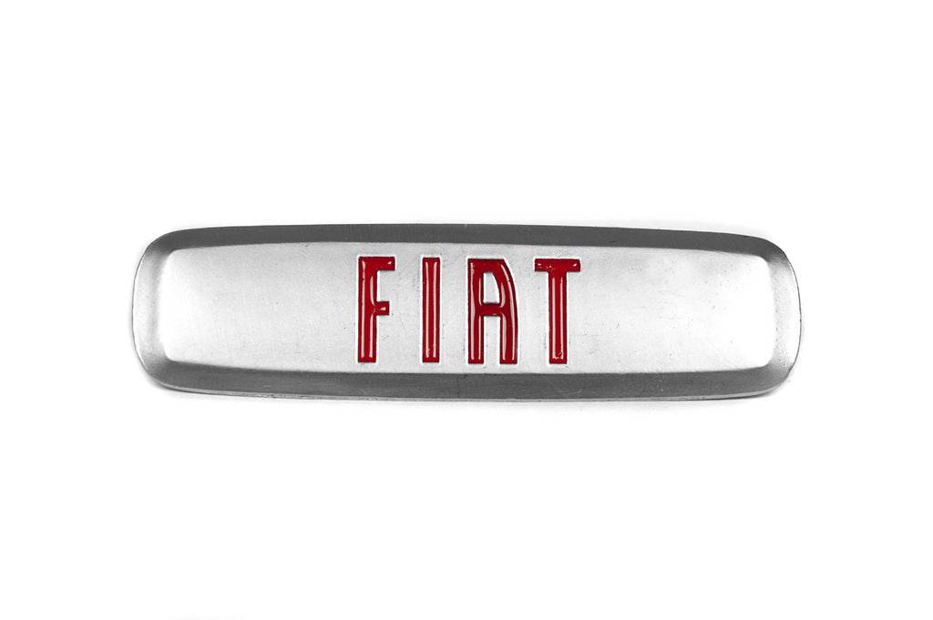Aluminum nameplate for mats (1pc) for Fiat - Reelken Auto
