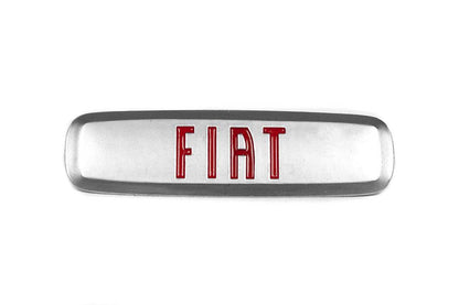 Aluminum nameplate for mats (1pc) for Fiat - Reelken Auto