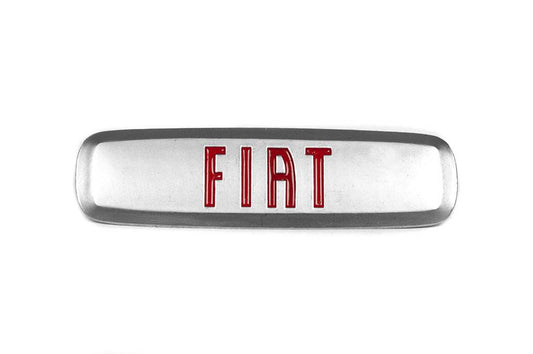 Aluminum nameplate for mats (1pc) for Fiat - Reelken Auto