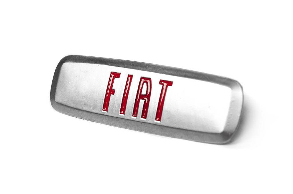 Aluminum nameplate for mats (1pc) for Fiat - Reelken Auto