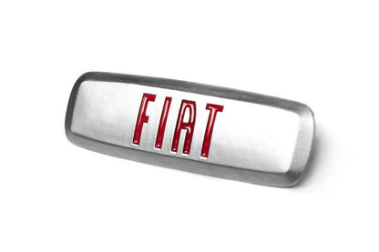 Aluminum nameplate for mats (1pc) for Fiat - Reelken Auto