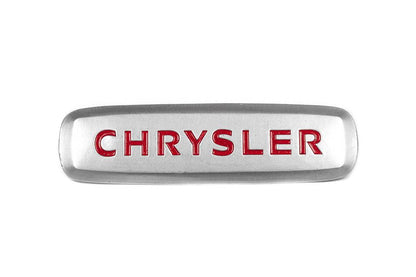 Aluminum nameplate for mats (1pc) for Chrysler - Reelken Auto
