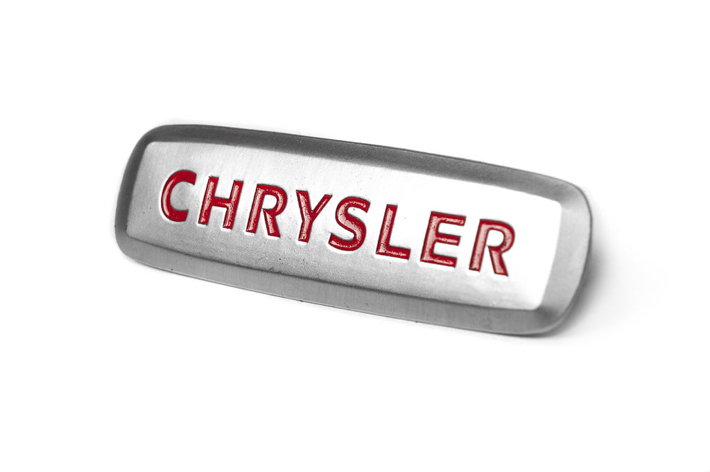 Aluminum Badge for Car Mats (1 pc) for Chrysler - image 2