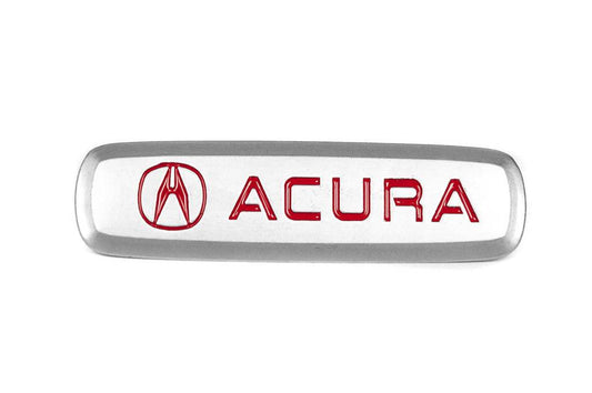 Aluminum nameplate for mats (1pc) for Acura - Reelken Auto
