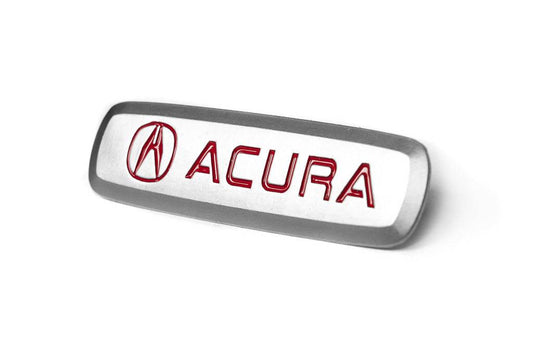 Aluminum nameplate for mats (1pc) for Acura - Reelken Auto