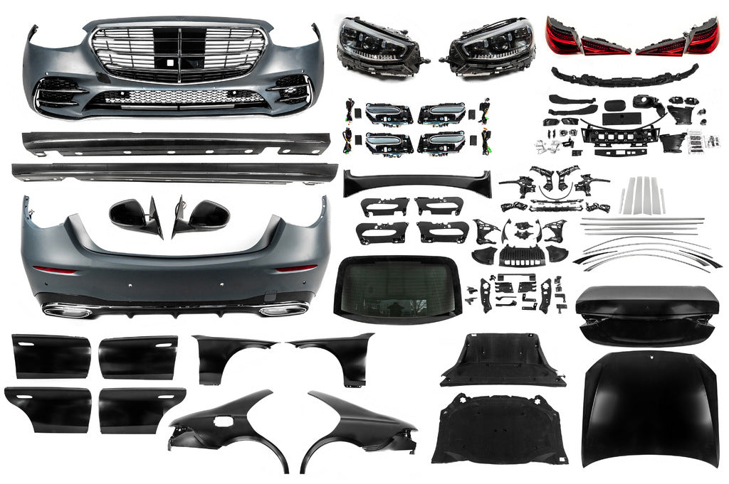 Facelift Kit to W223 AMG Line (with door handles and inserts) for Mercedes S-сlass W221 2005-2013 - image 1