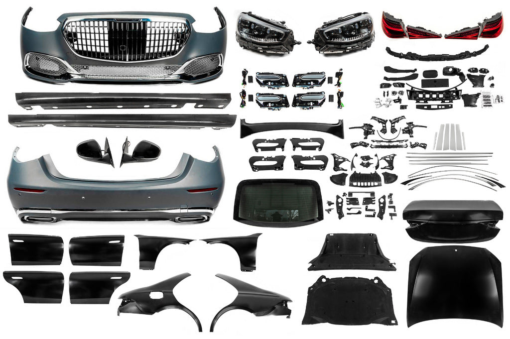 Facelift kit to W223 Maybach (with door handles and inserts) for Mercedes S-сlass W221 2005-2013 - image 3