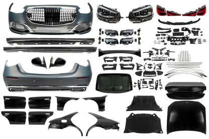 Facelift kit to W223 Maybach (with door handles and inserts) for Mercedes S-сlass W221 2005-2013 - image 3
